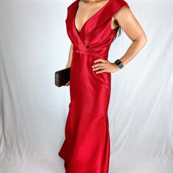Pamella Roland Scarlet Maxi Gown - Picture 6 of 14